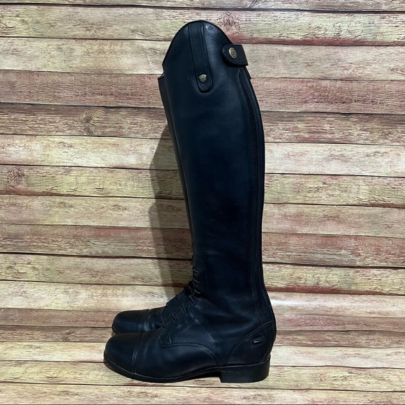 Ariat Shoes Ariat Black Leather Kinsley Tall Riding Boots Poshmark